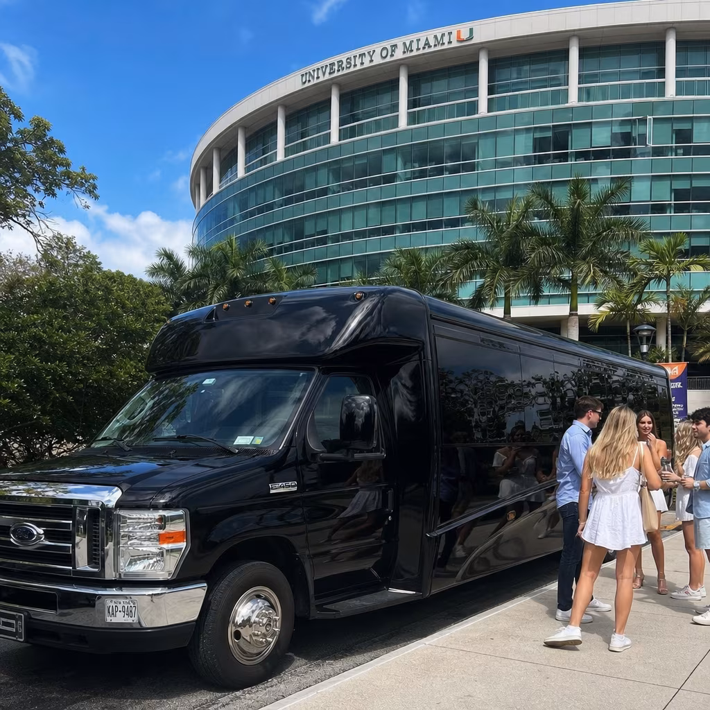 Rent a Bus to the University of Miami (Coral Gables)
