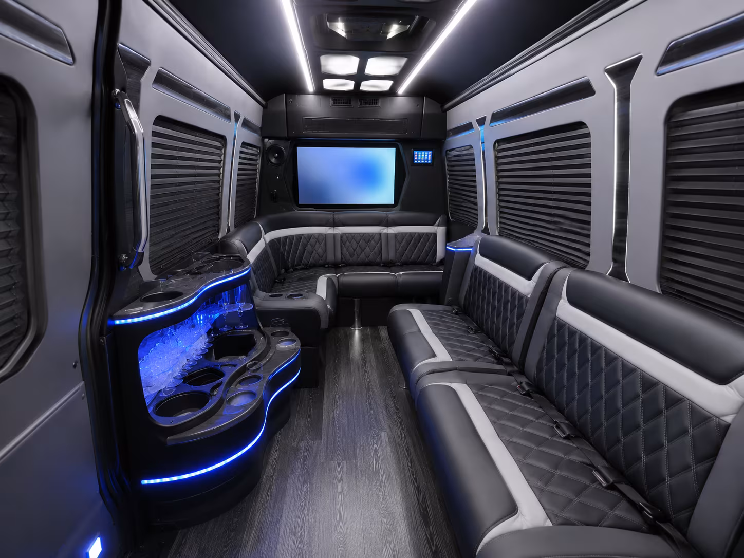 Coral Gables Airport Shuttle & Transportation party bus exterior