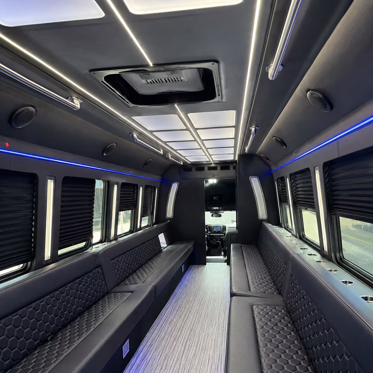 Coral Gables Bachelor & Bachelorette Transportation party bus exterior