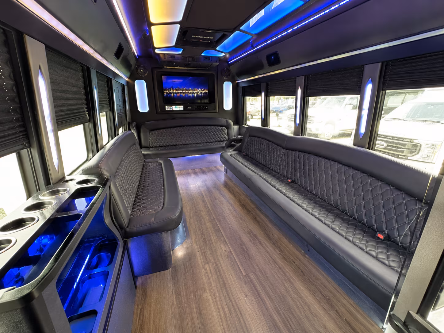 Coral Gables Concert & Music Festival Transportation party bus exterior