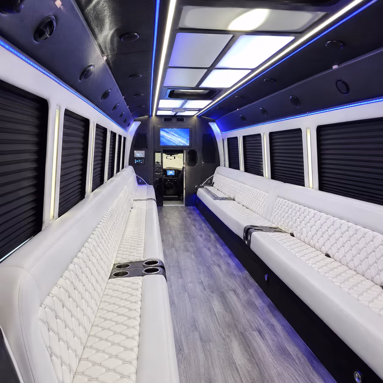 Coral Gables Concert & Music Festival Transportation party bus exterior