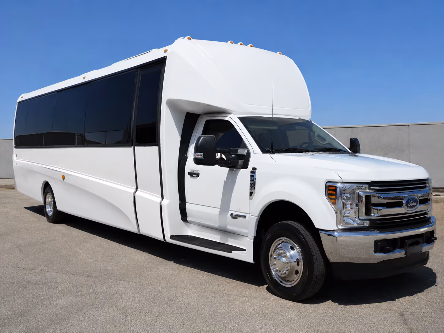 Coral Gables Corporate Transportation party bus exterior