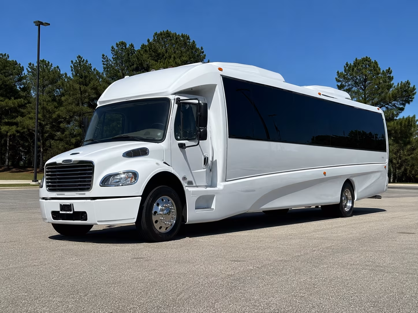 Coral Gables Prom & Homecoming Transportation party bus exterior