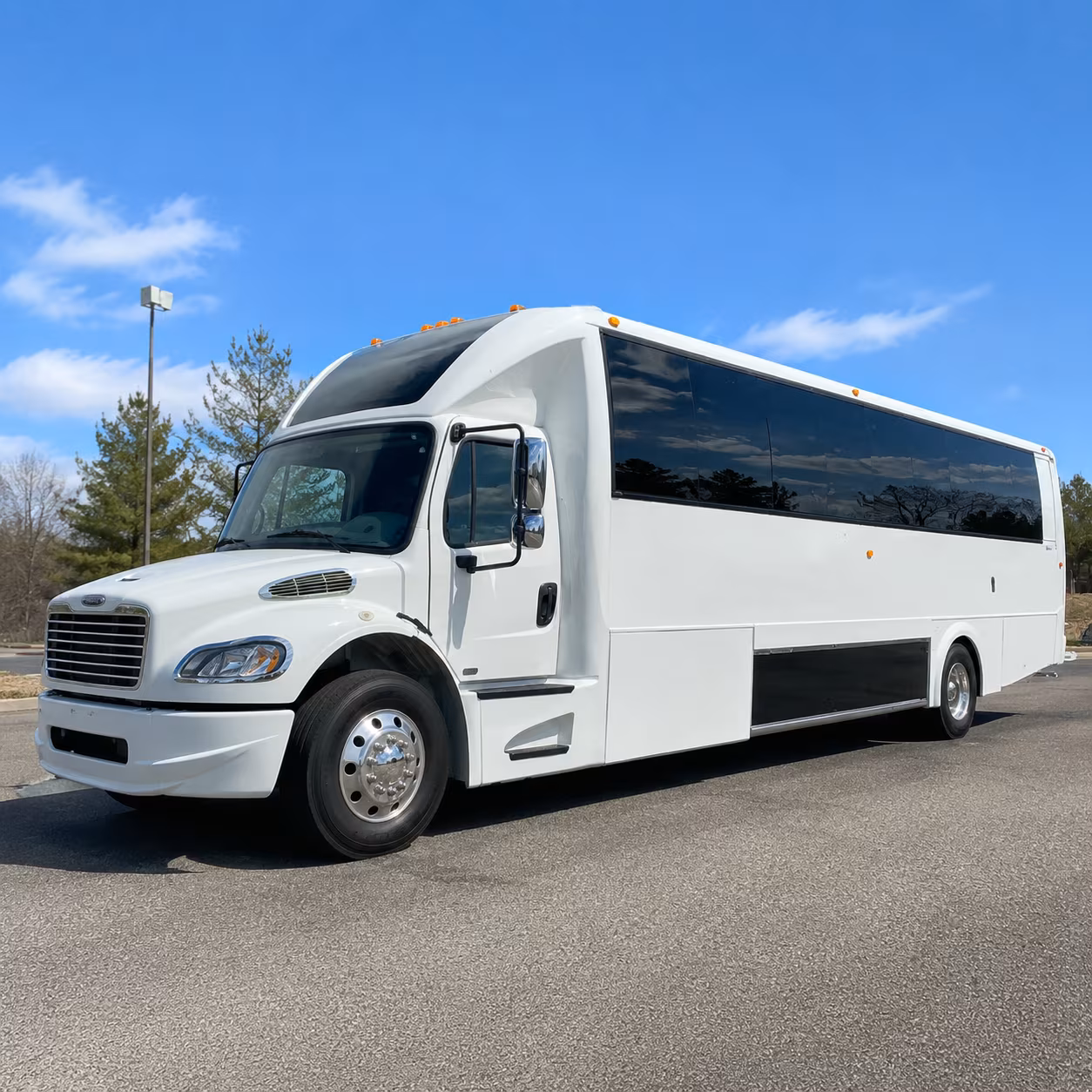 Coral Gables Prom & Homecoming Transportation party bus exterior