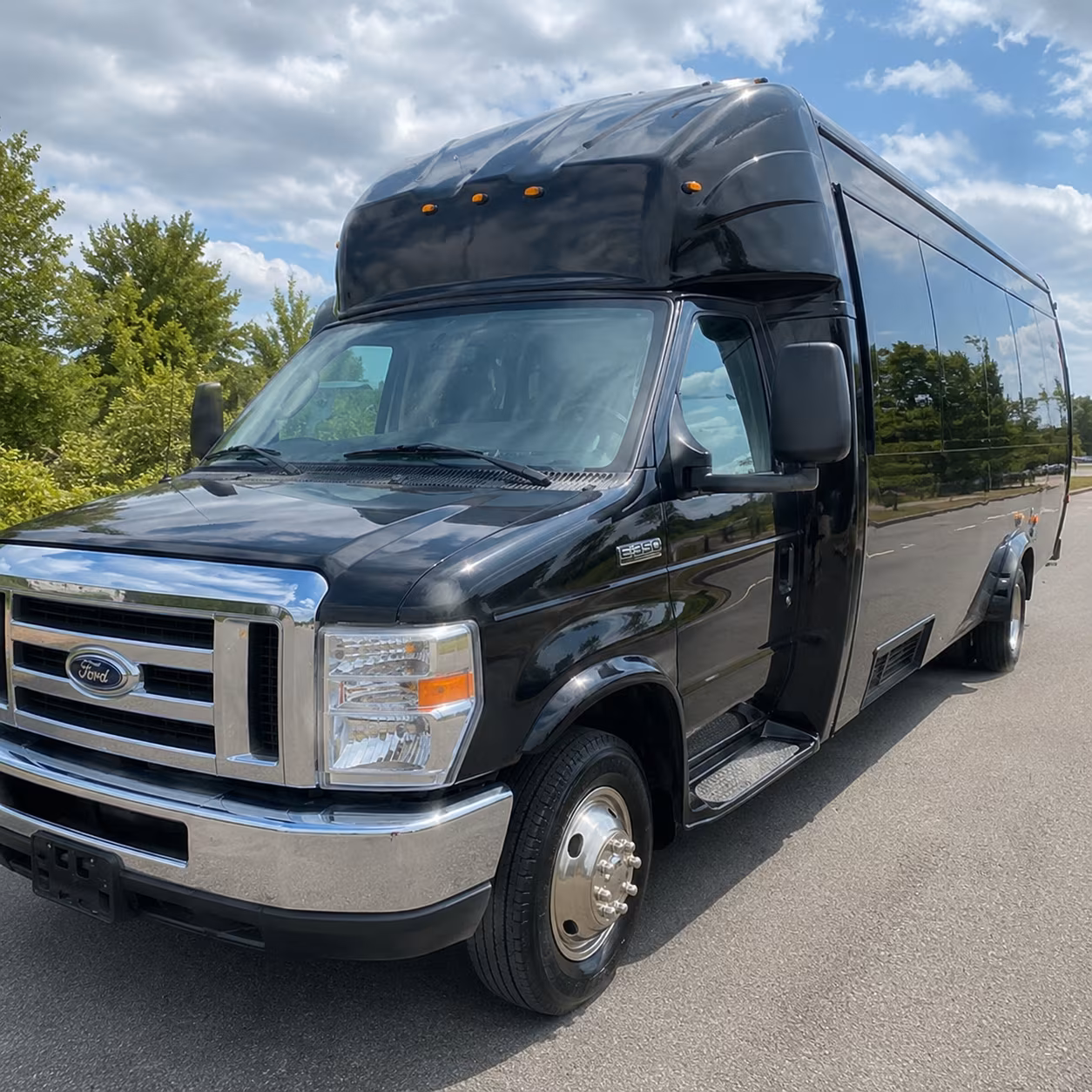 Coral Gables Sporting Event Transportation party bus exterior