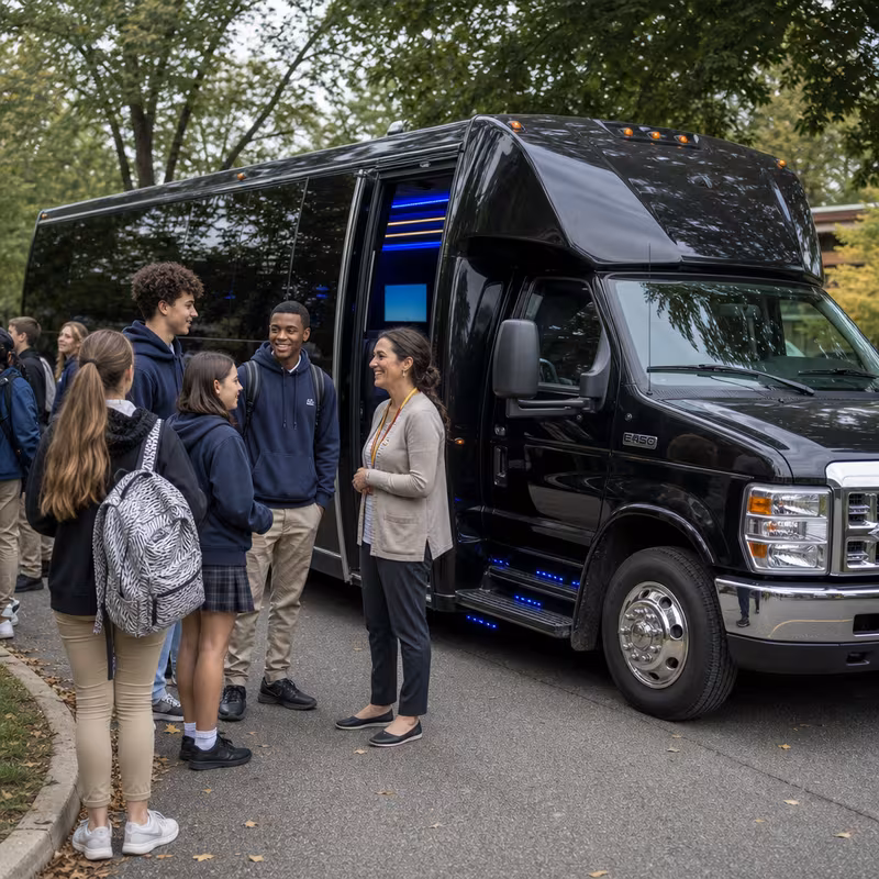 Coral Gables School Transportation fleet vehicle